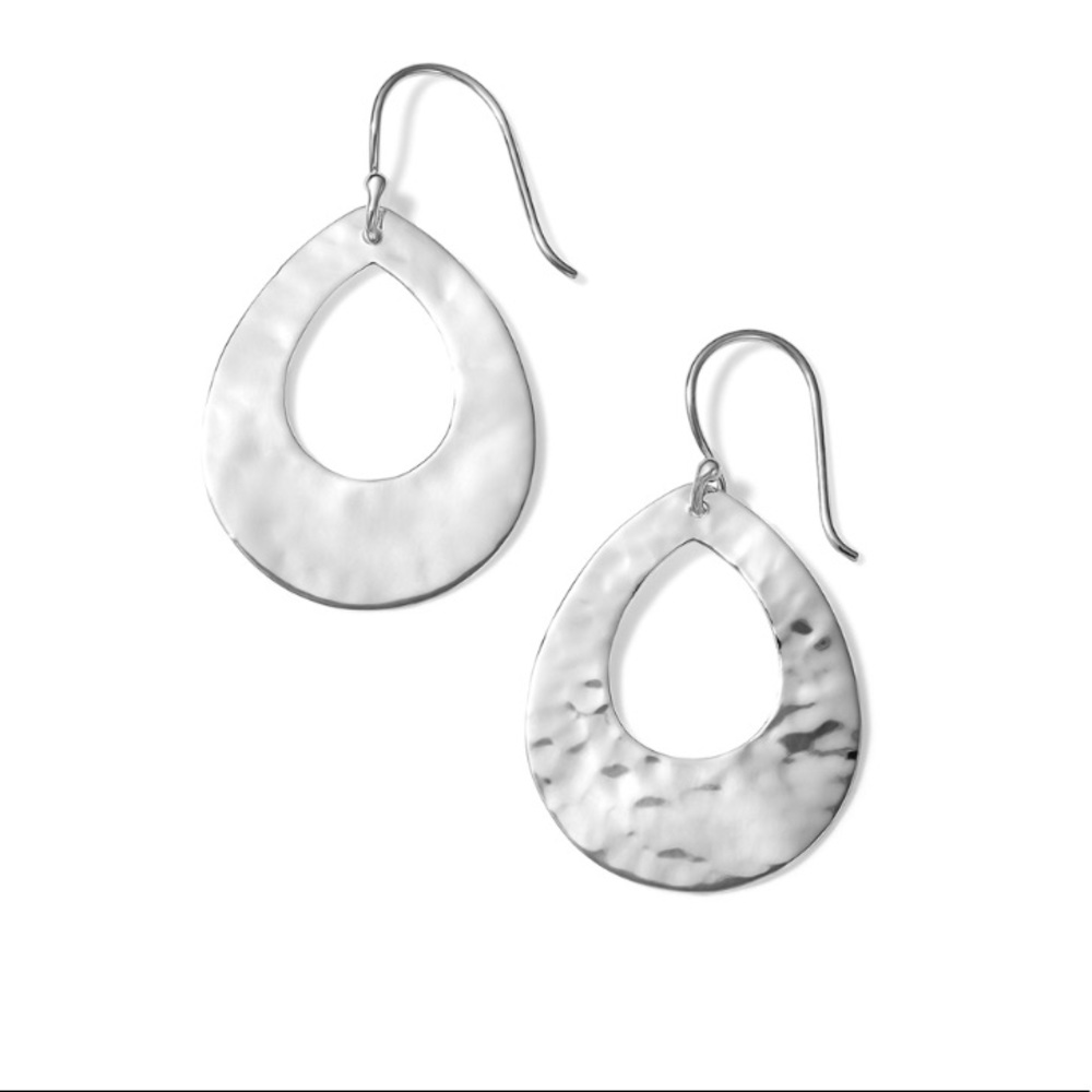 Ippolita Crinkle Small Open Teardrop Earrings